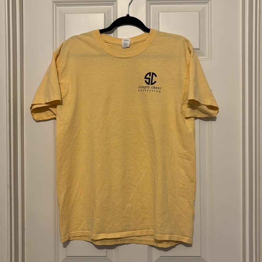 Simply cheer collection t-shirt.